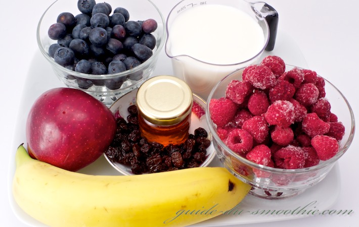 Smoothie Framboise myrtille