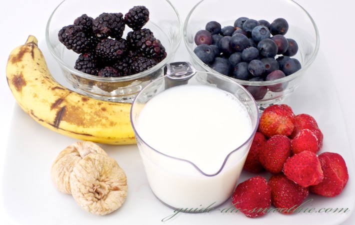 Smoothie Fruit rouge figue