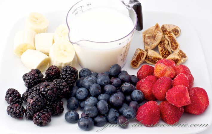 Smoothie Fruit rouge figue