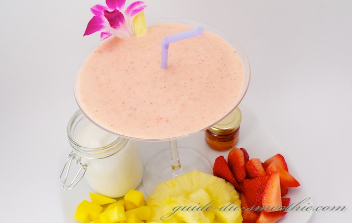 Smoothie Ananas fraise