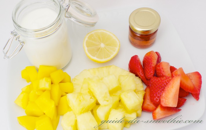 Smoothie Ananas fraise