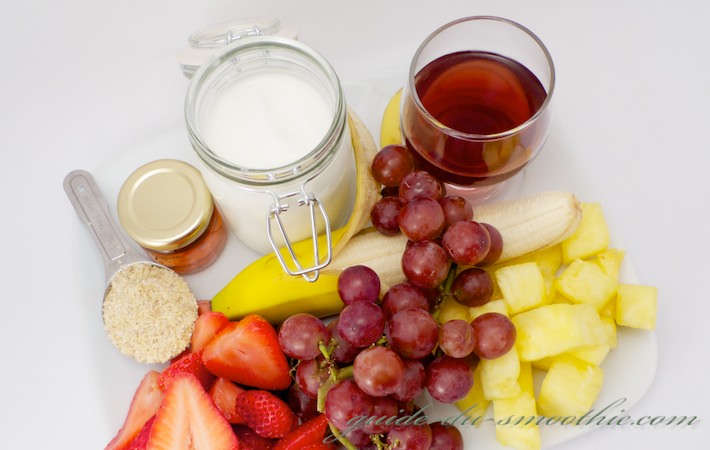Smoothie Ananas raisins