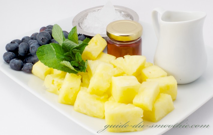 Smoothie Bleuets ananas